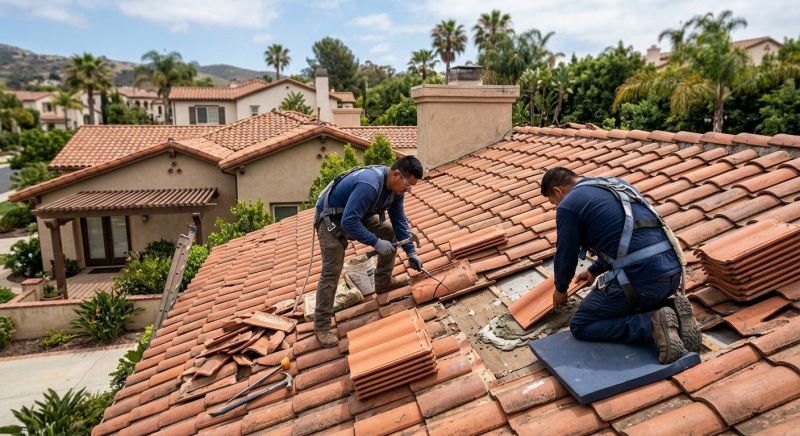 Tile Roof Repair in Cortlandt Manor, NY