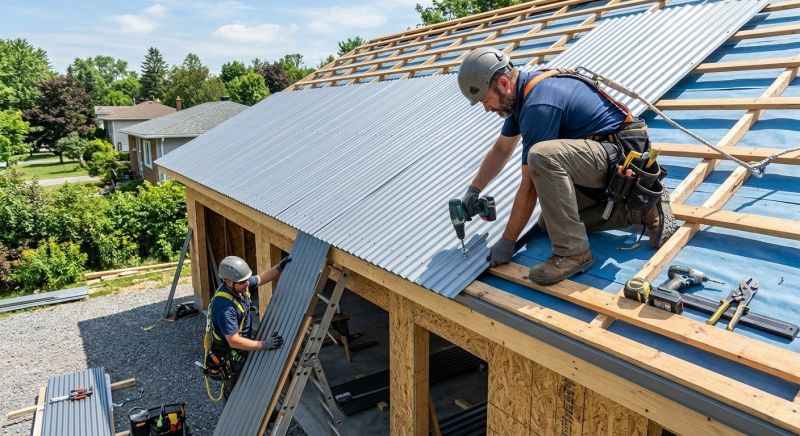 Tin Roof Installation in Wilton, CT
