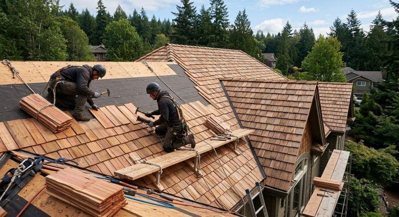 Wood Roofing Installation in Danbury, CT