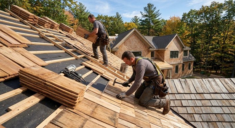 Wood Roofing Installation in Danbury, CT