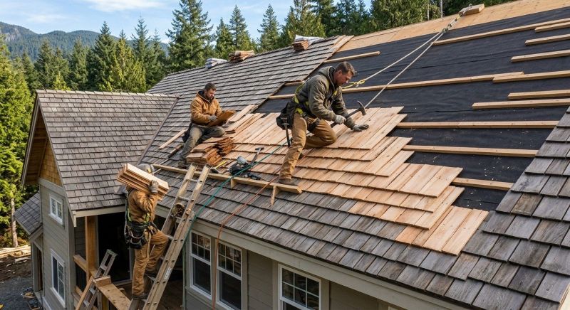 Wood Roofing Installation in Danbury, CT