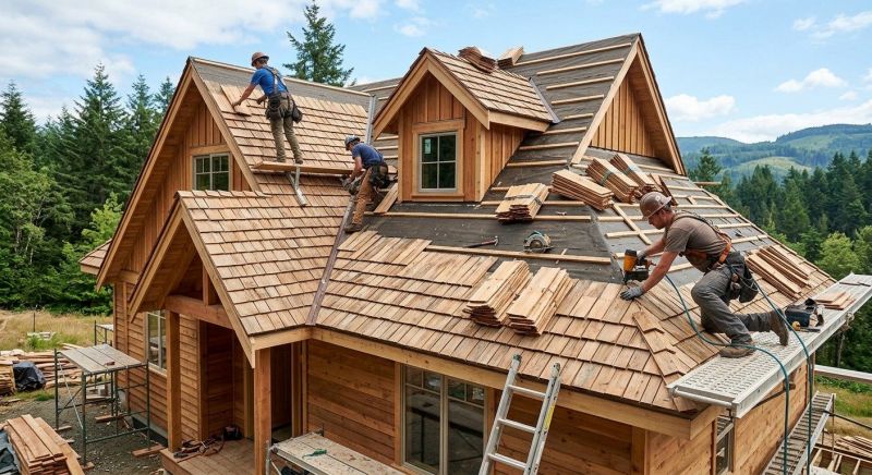 Wood Roofing Installation in Montrose, NY
