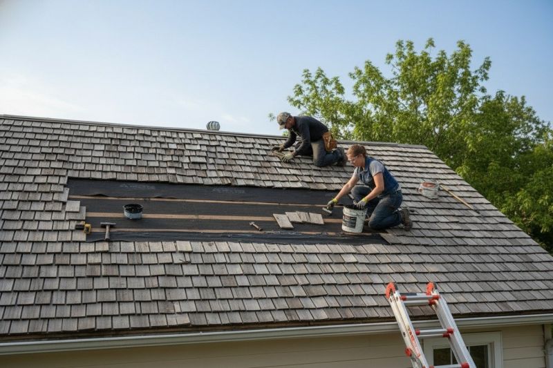 Wood Shake Roof Repair in Garrison, NY