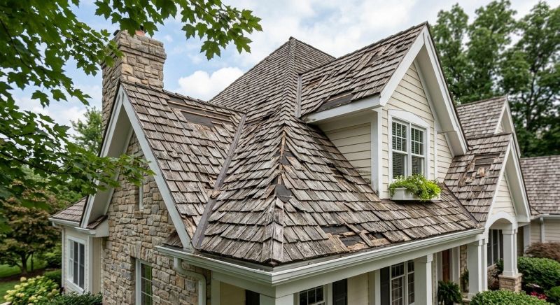 Wood Shake Roof Repair in Ridgefield, CT
