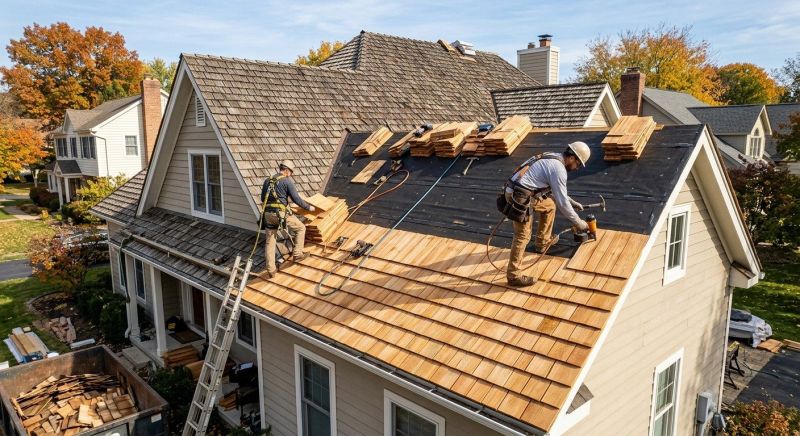 Wood Shake Roof Replacement in Mamaroneck, NY