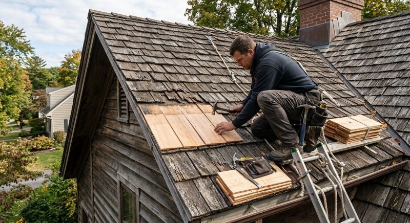Wood Shingles Repair in Stamford, CT